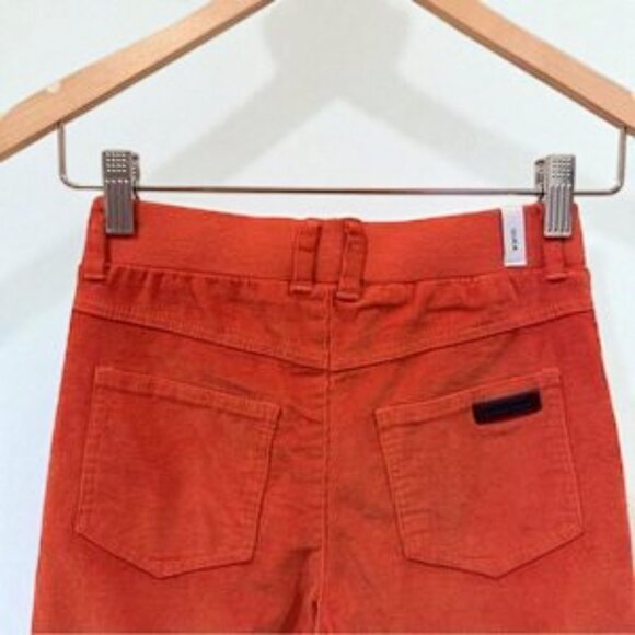 NWT Jacadi Corduroy Warm Cotton Casual Griffon Pants in Maple Orange - Picture 5 of 10